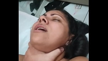 Monster cock fucking my throat and squeezing my neck