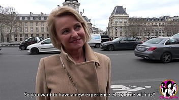 50yo blonde milf Cynthia having a hardcore gangbang