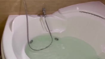 Fucking a neighbor in anal in the sauna