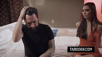 Cheating husband fucks a Gianna Dior as his wife Chanel Preston is next to them