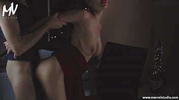 MarVal - Christmas After Party Big Milky Tits MILF Get CRYING ORGAZM! Loreen Red & Vali Savage