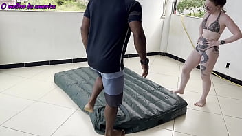 Boy did he do well after helping two whores with a very easy task to make up for it, they let him fuck them hard