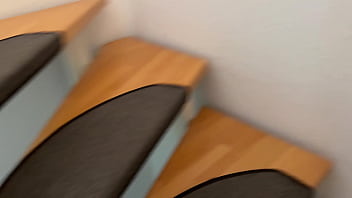 Hot stepmom in leather outfit cum twice from stepson's cock