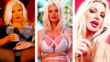 Kinky Blonde Brittany Andrews Stuffs A Dildo Into Her Pussy!