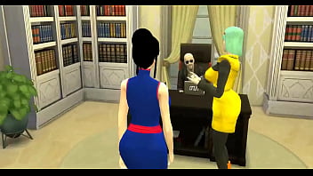 Dragon Ball Porn Epi 55 Sirvientas Esclavas Bulma La Hermosa Esposa es Contratada por su Jefe Pervertido mientras Su Marido trabaja a su Esposa se la Estan Follando por Netorare