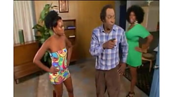 Ebony milf seduce young stud