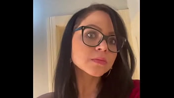 Selfie Video Masturbates in Miniskirt and Stockings