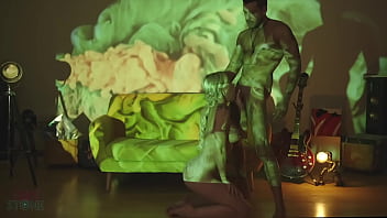 ANGIE LYNX got fucked on ART EXHIBITION