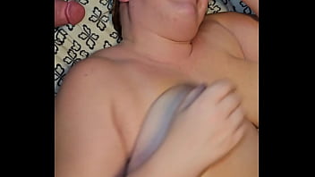 Dirty milf sucks cock with big tits