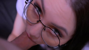 Lewd paramour fucks in ass his woman's, and she gets cum in mouth.