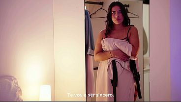 My neighbor is a MILF with a big ass, and she gives me a blowjob and invites me to her bed.