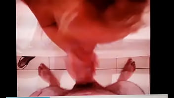 Mamada em rola gigante em cliente pauzudo Mirella