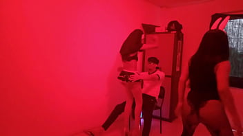 We danced an erotic dance for an effeminate man and in the end he almost decided to have sex with us both.