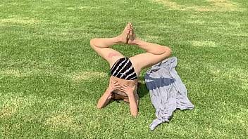 Magnolia Rain's Nude Yoga Workout