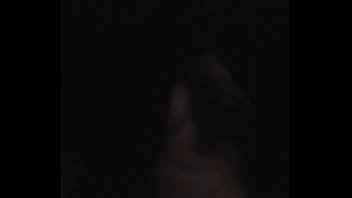 Insatiable Punk masterbating with toy outside