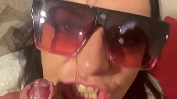 Classy White Outfit, Deep Anal & Cum on My Sunglasses- preview