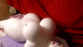 Love doll fuck on the couch