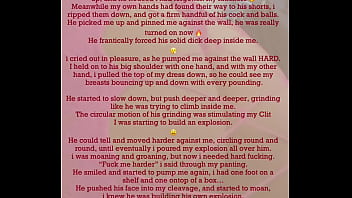 A naughty story about me being a slut!