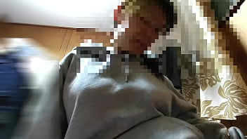 「アァン…」恥ずかしいエロ下着を着たアラフィフ熟女のEカップおっぱいをモミモミ