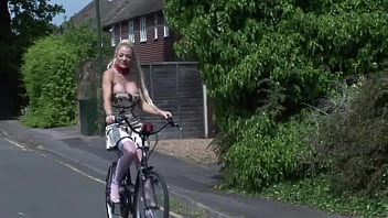 Horny Blonde Bicycler Gets Fucked By Mechanic