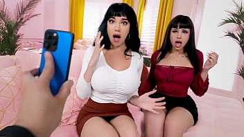 Blackmail Bonanza with Teacher and Stepsis Caught in the Act