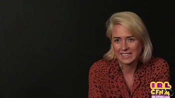 CFNM amateur tattooed MILF sucks and wanks hard dick