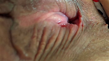 Big ass white granny working out with lots of exercise stretching - BBW SSBBW flashing and showing her phat booty and meaty pussy close up