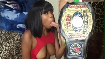 EBONY MILF SUCKS THE PORN STAR CHAMPIONS ITALIAN DICK