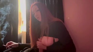 Hot Horny Milf Artemisia Love Showing her big boobs Smoking Cigarettes Fetish Sesh