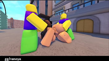 Strangers fuck cute girl with brown hair