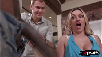 Interracial brunette