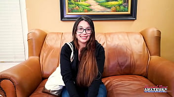 Brunette Nerdy Young MILF Fiona Ryder Gets Her Pussy And Butt Hole Fucked!