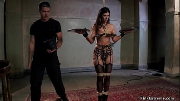 Milf in back arch bondage trained