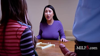 Step Mom Travels Multiverse To Intervene Step Daughter's Choices And Have A Threesome -