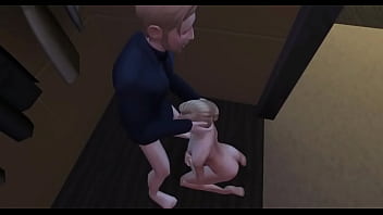 I caught these two fucking in the dressing room of a restaurant.