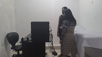 Evangelical was preaching to a woman and they finally decided to fondle their pussies for fun.