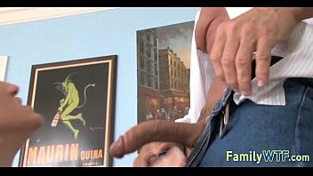 Step Mom and daughter threesome 1219