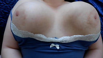 Huge swinging natural boobs