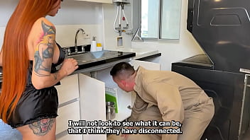 All plumbers have big dicks, so you have to take advantage of them.