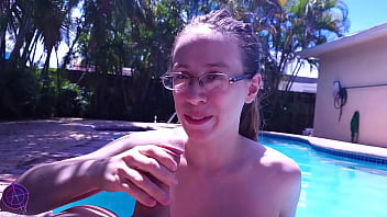 Cock By The Pool