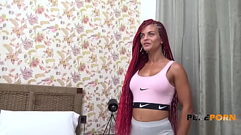 Natali Quinn tries a BIG BLACK COCK! The nice black dude wants to pierce this mommy's pussy