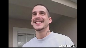 Engaging brunette darling Nikki blowing for good