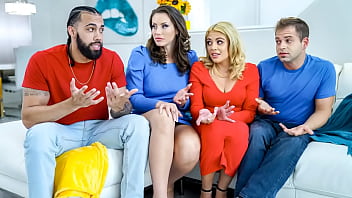 Beautiful MILFs Swap Their Stepsons for a Forbidden Group Sex