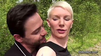 Hot French MILF enjoys anal and face fuck by a big dick