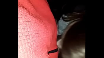 My friend lost a bet so his Girlfriend had to give me a quick blowjob