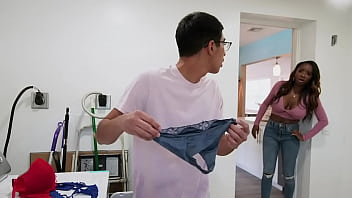 BANGBROS - Busty Black Stepmom Naomi Foxxx Tired Of Diego Perez's BS