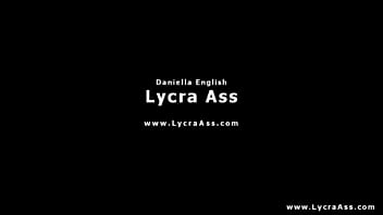 Sexy lycra ass British milf Daniella English