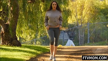 Milf pornstar in public