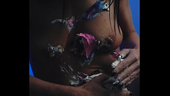 Messy Food Birthday Cake Girl