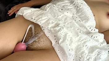 I can’t stop cumshot on hairy pussy my stepmom